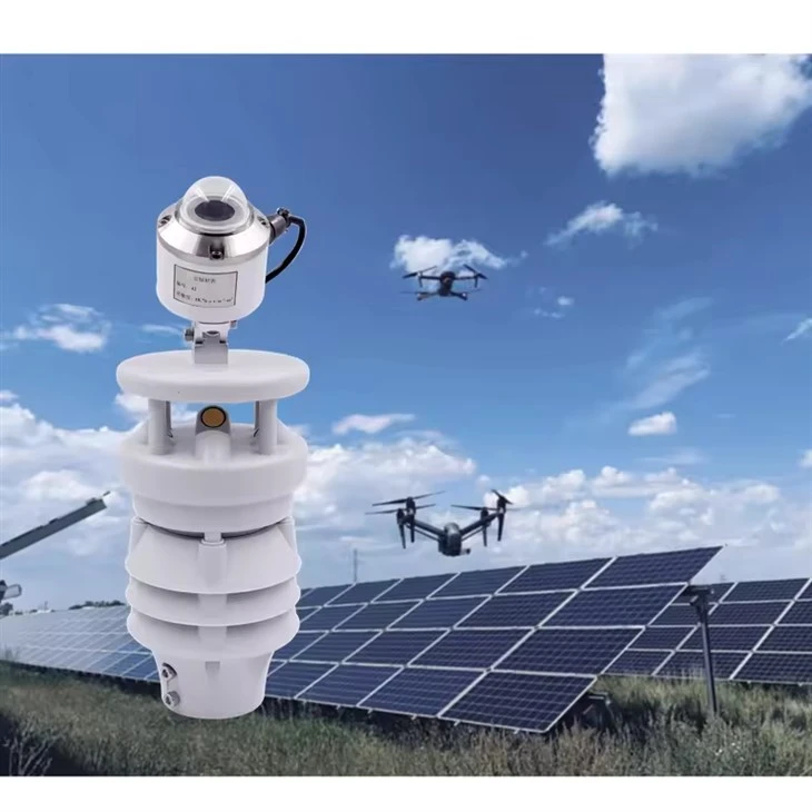 Station météorologique solaire XF500S-CWB CE SDI12 Lora Lorawan GPRS WIFI 4G pour ferme de panneaux solaires photovoltaïques